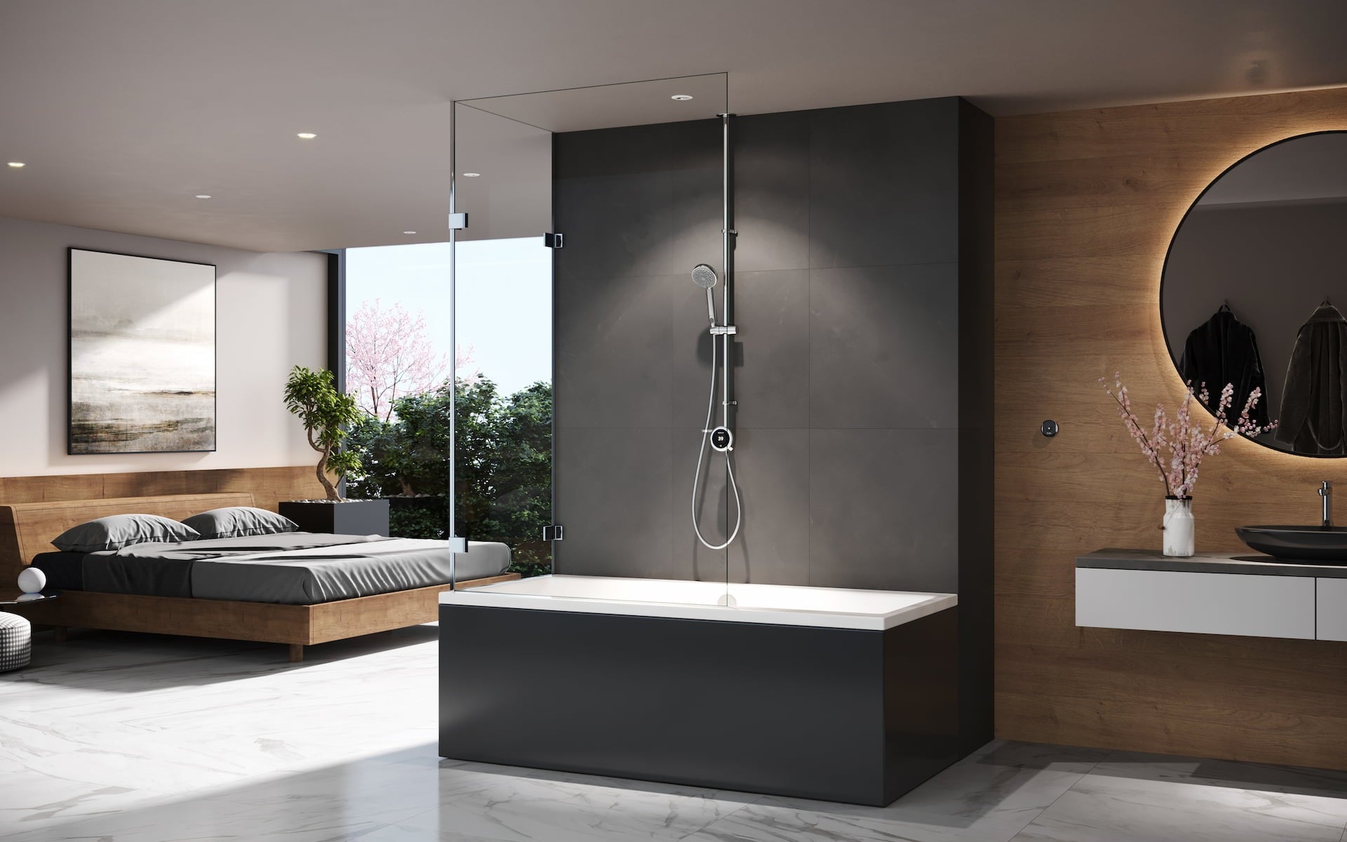 Boost your shower performance with an integrated pump